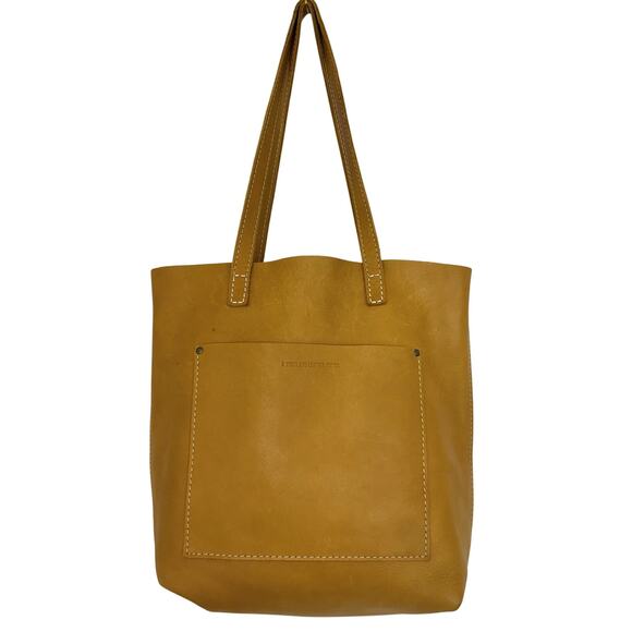 Portland Leather Goods Shoulder and Crossbody Tote Bag in Honey/Light Brown - Picture 1 of 14